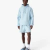 Sweatshorts med applikeret monogram