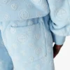 Sweatshorts med applikeret monogram