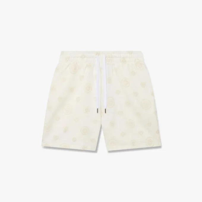 Sweatshorts med applikeret off-white monogram