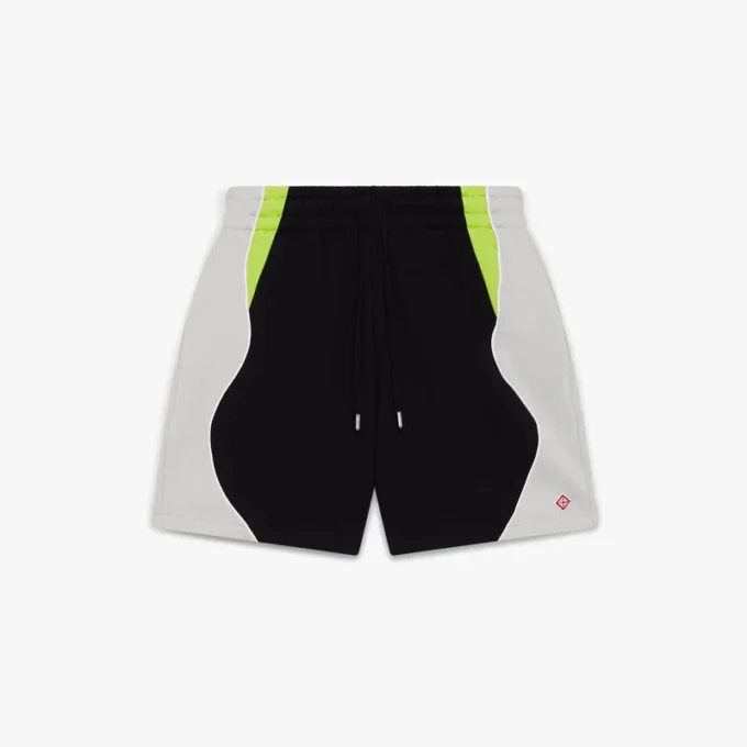 Sweatshorts med farveblokke