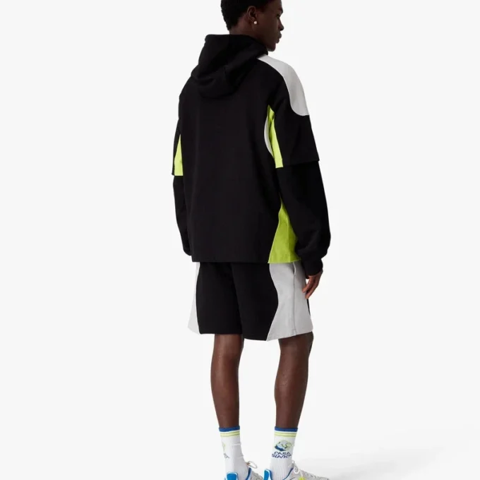 Sweatshorts med farveblokke