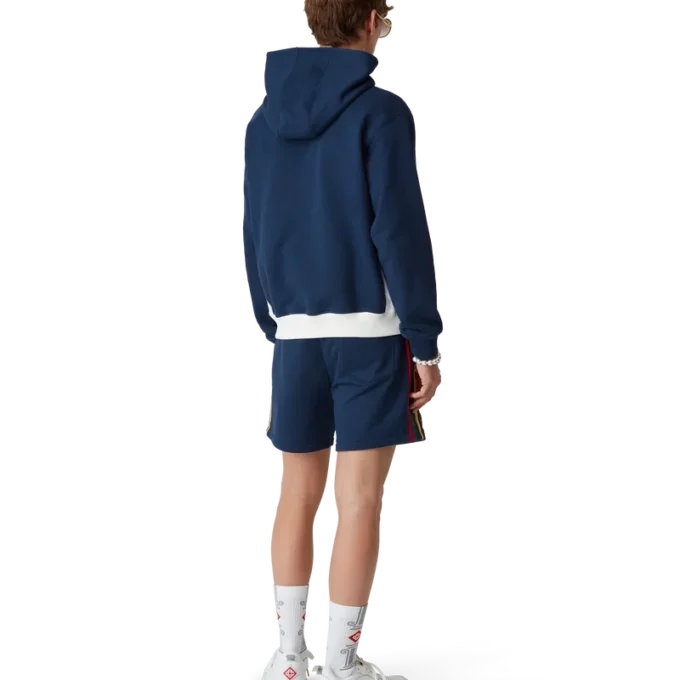 Sweatshorts med farveblokke