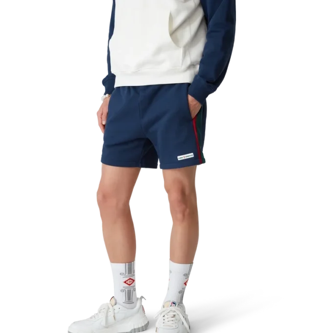 Sweatshorts med farveblokke