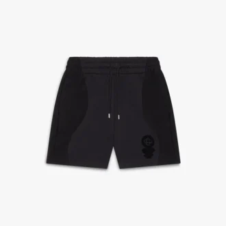 Sweatshorts med floktrykt Squash-logo