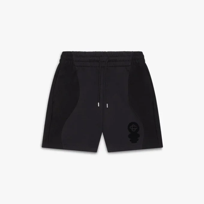 Sweatshorts med floktrykt Squash-logo
