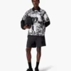 Sweatshorts med floktrykt Squash-logo