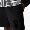 Sweatshorts med floktrykt Squash-logo