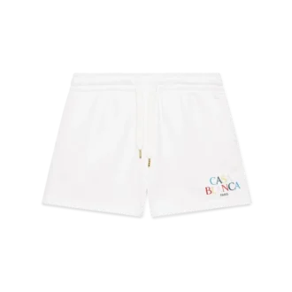 Sweatshorts med stablet logo