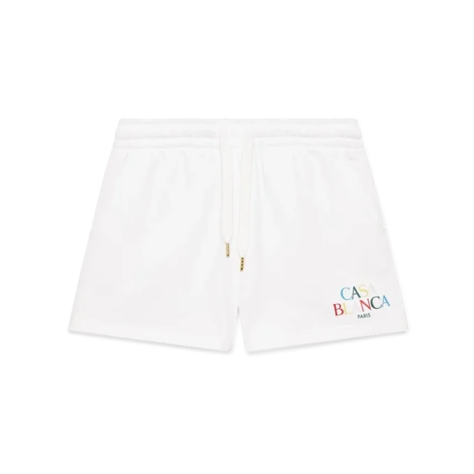 Sweatshorts med stablet logo Sweatshorts med stablet logo