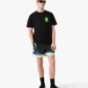 T-shirt med firkantet logo og korte ærmer