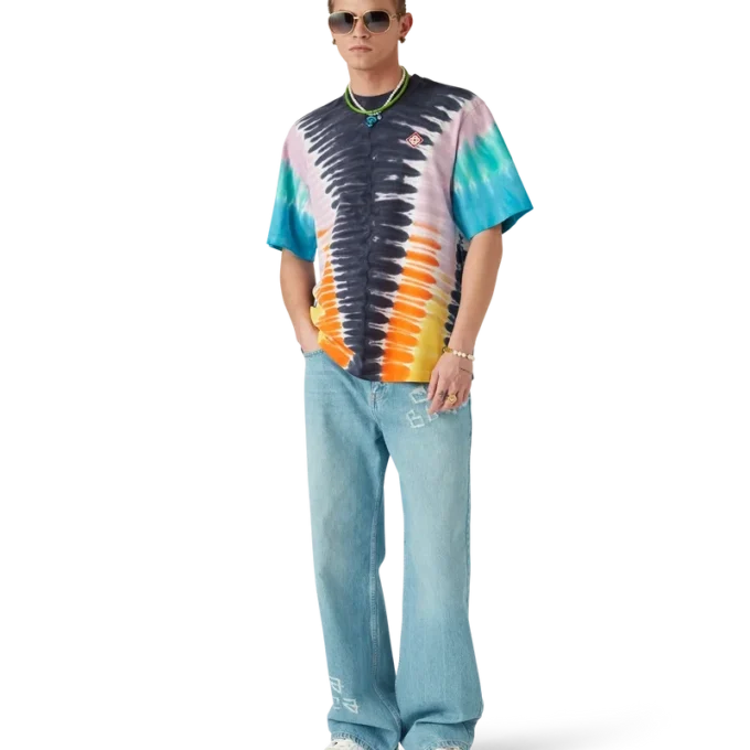 T-shirt med gradient-batik T-shirt med gradient-batik