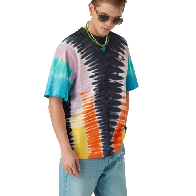 T-shirt med gradient-batik T-shirt med gradient-batik