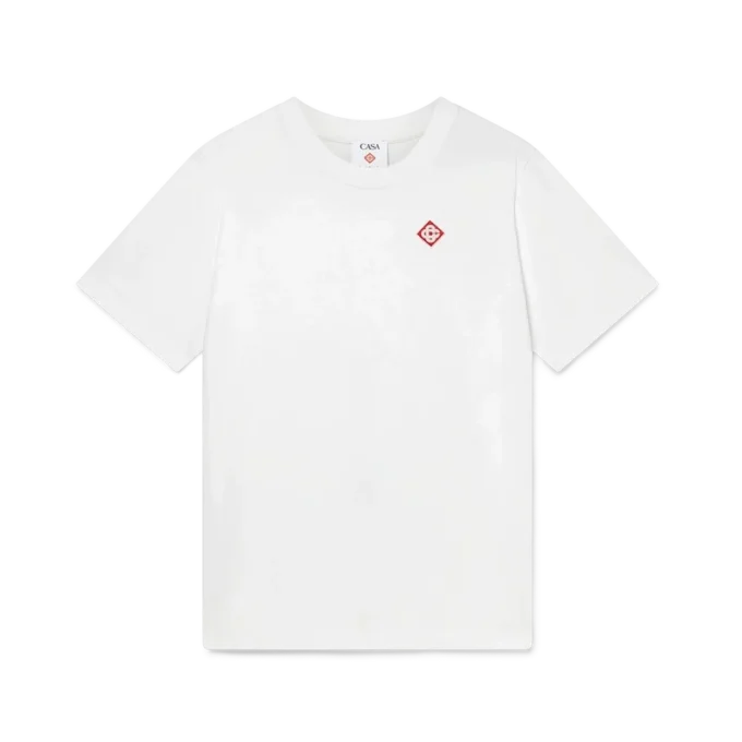 T-shirt med kort ærme og diamantlogo