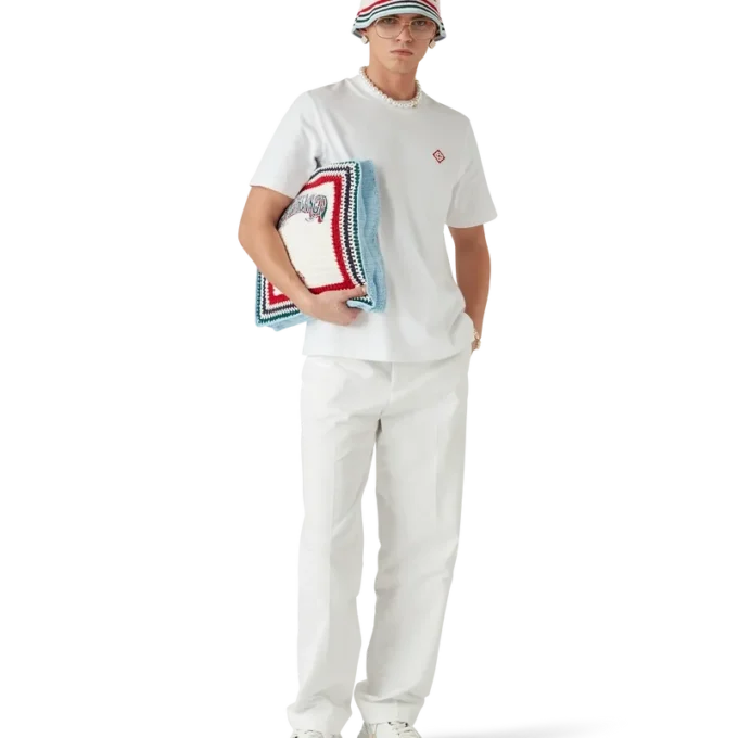 T-shirt med kort ærme og diamantlogo