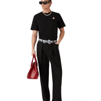 T-shirt med kort ærme og diamantlogo