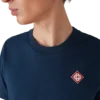 T-shirt med kort ærme og diamantlogo