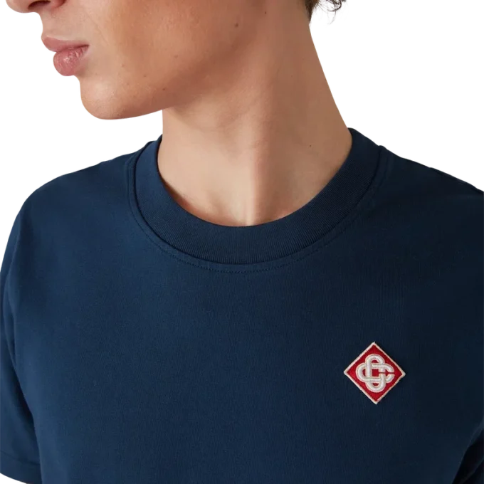 T-shirt med kort ærme og diamantlogo