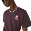 T-shirt med kort ærme og logo-patch T-shirt med kort ærme og logo-patch