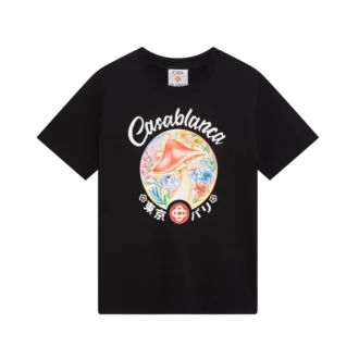 T-shirt med svampeemblem