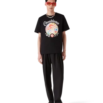 T-shirt med svampeemblem