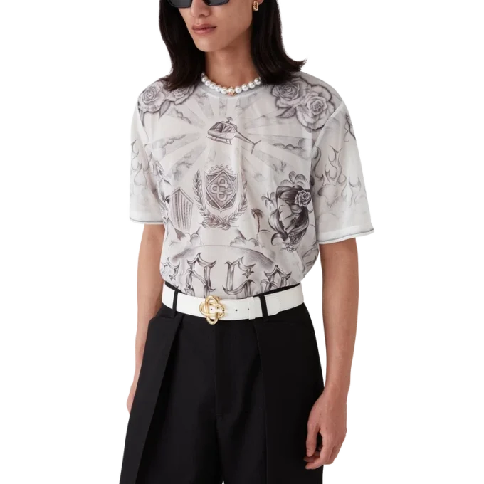 Tattoo Mesh Top