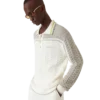 Tennis Boucle langærmet poloshirt