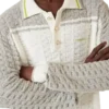 Tennis Boucle langærmet poloshirt
