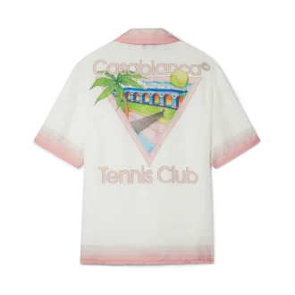 Tennis Club Icon kortærmet silke-skjorte med shorts