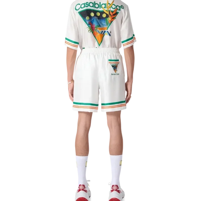 Tennis Club Icon silke-Shorts