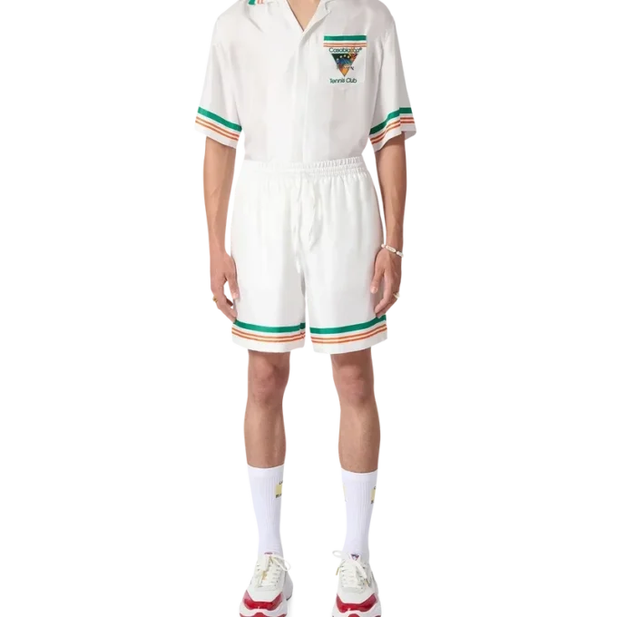 Tennis Club Icon silke-Shorts