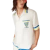Tennis Club kortærmet silke-skjorte
