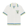 Tennis Club kortærmet silke-skjorte