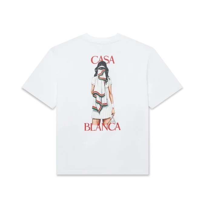 Tennis Girl kortærmet T-shirt i shorts