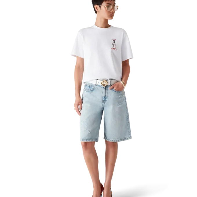 Tennis Girl kortærmet T-shirt i shorts
