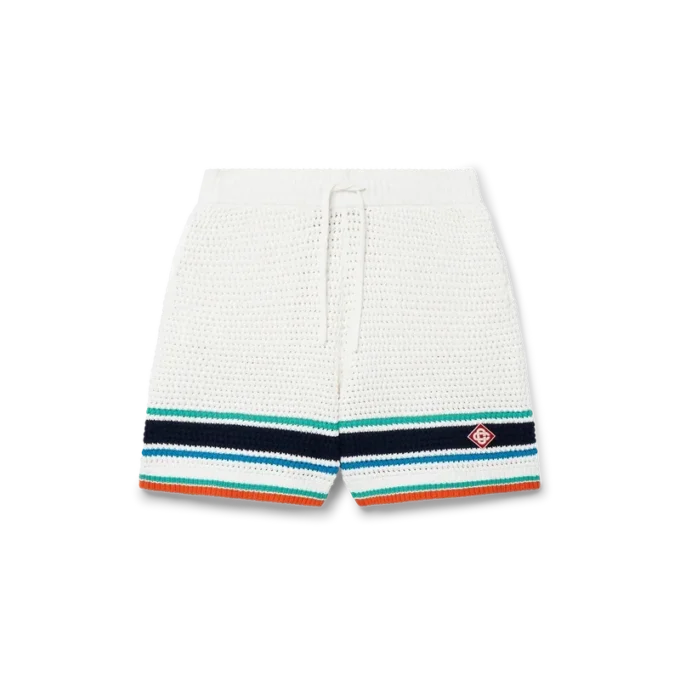 Tennis-hæklede Shorts Tennis-hæklede Shorts