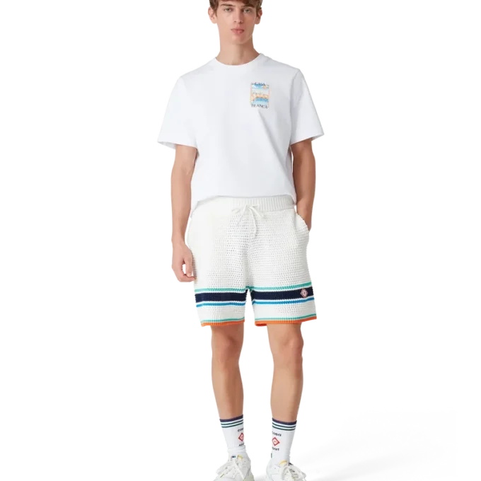 Tennis-hæklede Shorts Tennis-hæklede Shorts