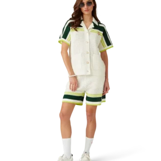 Tennis-hæklede Shorts