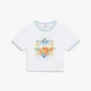 Tennis Landscape Ringer baby-T-shirt med korte shorts