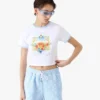 Tennis Landscape Ringer baby-T-shirt med korte shorts