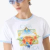 Tennis Landscape Ringer baby-T-shirt med korte shorts