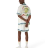 Tennis Mascot kortærmet skjorte i silketwill