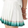 Tennis-plisseret silke-minidress