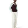 Tennis-poloshirt med lange ærmer