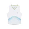 Tennis-printet racer-top