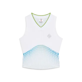 Tennis-printet racer-top