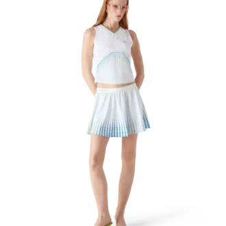 Tennis-printet racer-top