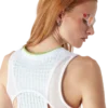 Tennis-printet racer-top