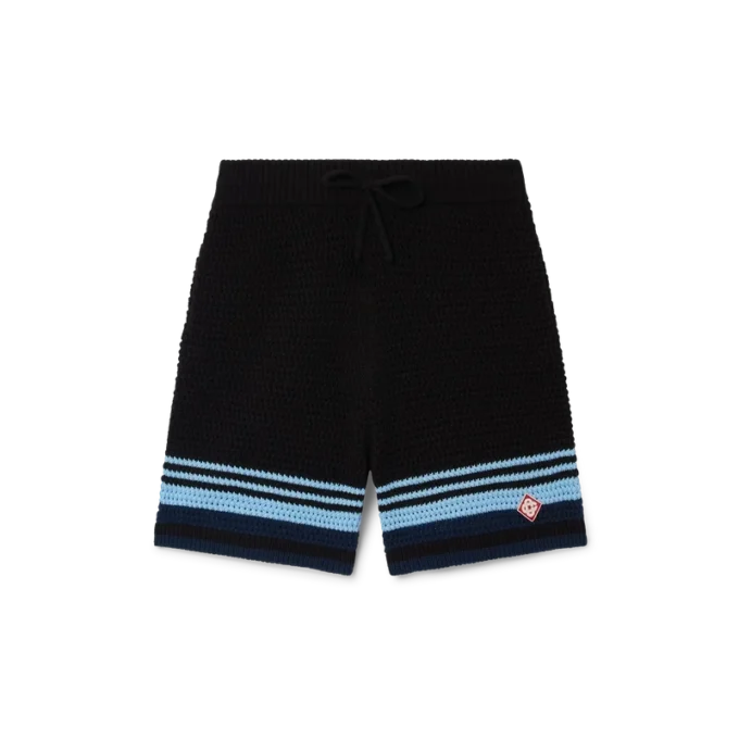 Tennis-shorts i bomuldshækling Tennis-shorts i bomuldshækling