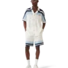 Tennis-shorts i bomuldshækling