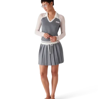 Tennisdress i merinostrik